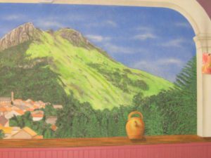fresque murale dans un l'Ariège 
